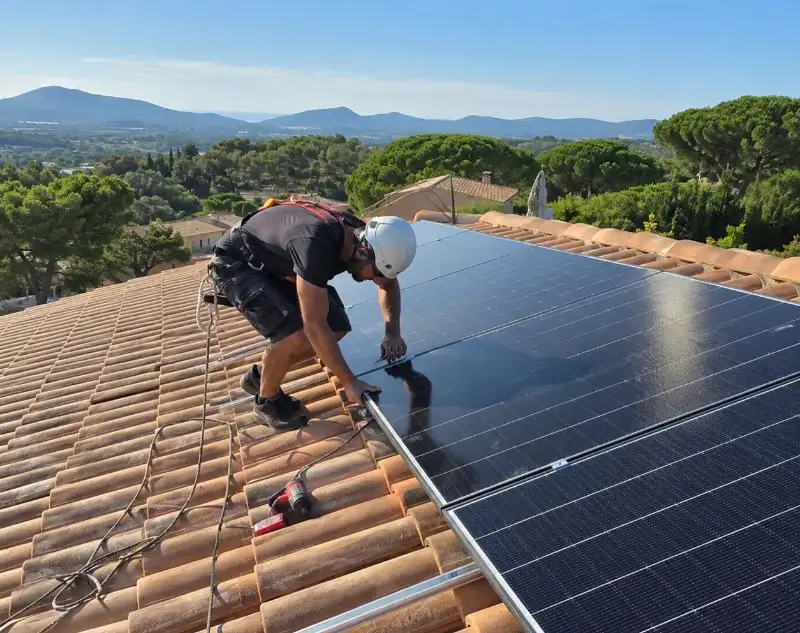 Installateur panneaux solaires Roudouallec — pose photovoltaïque sur toiture
